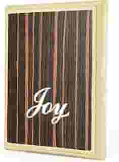 Joy Cajon Série 101 com corpo de madeira de bétula e batida de ébano com veias, mini almofada (JOY101)