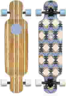 Skate Longboard Completo Design Gráfico Premium Bambu SOLA – 91,44 a 96,52 cm
