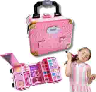 Kit Maleta de Maquiagem Infantil Presente Completo para Meninas Crianças Adolescentes Teen Embalado para Presentear