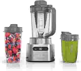 Ninja SS151 TWISTi DUO, Liquidificador de alta velocidade 1600W com 5 funções, SmartTORQUE, Jarra 1000ml e 2 Copos para Viagem