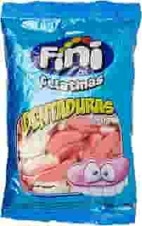 Balas De Gelatina Dentaduras Fini Pacote 500G