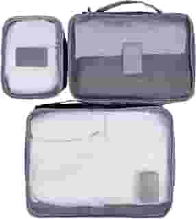 Organizador de Viagem Cinza - Trip Organizer 3un