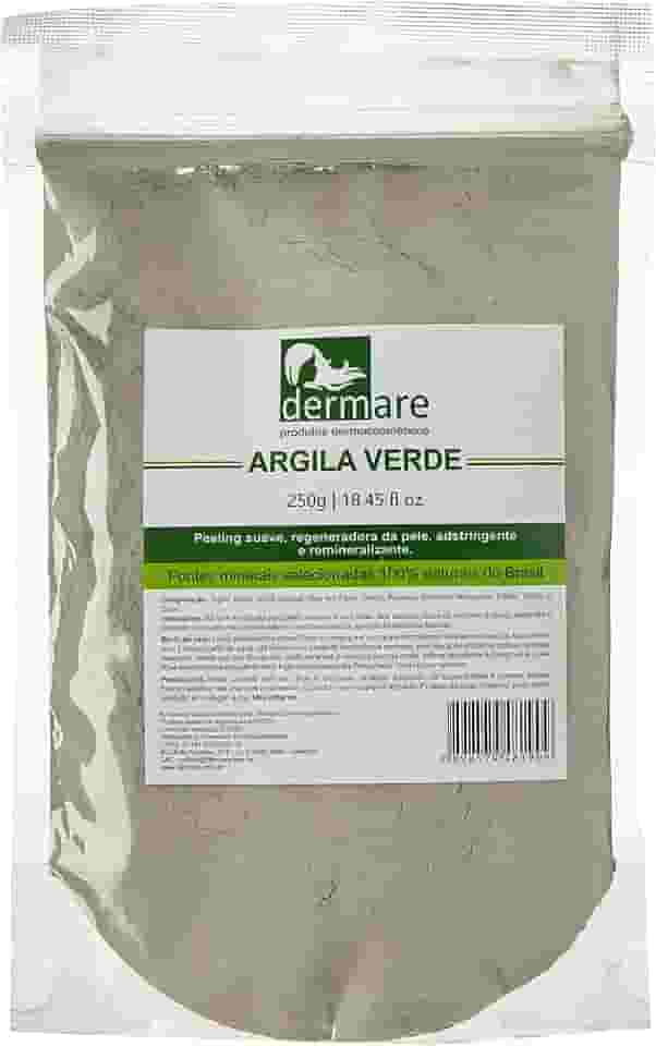 DERMARE Argila Verde Para Pele Oleosa 250G Dermare