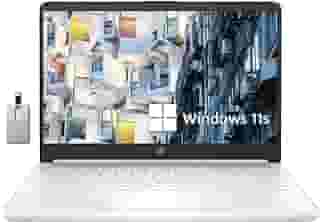 HP Laptop BrightView HD Premium Stream de 14 polegadas, Intel Celeron N4120, 8 GB de RAM, 64 GB eMMC, Intel UHD Graphics, Bluetooth, webcam, 1 ano de escritório 365, WiFi, HDMI, Win 11s, branco,