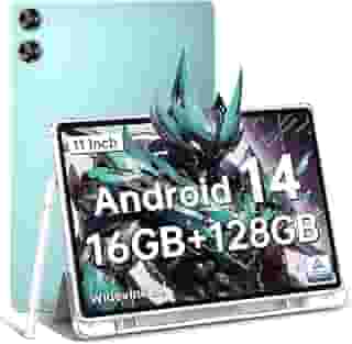 OUKITEL OT9 Android 14 Tablets, bateria de 8000 mAh, tela IPS de 11 polegadas, tablet grande para adultos, 16 GB + 128 GB (1 TB TF) 13 + 5 MP câmera Widevine L1 Octa-Core WiFi Tablet com Stylus,