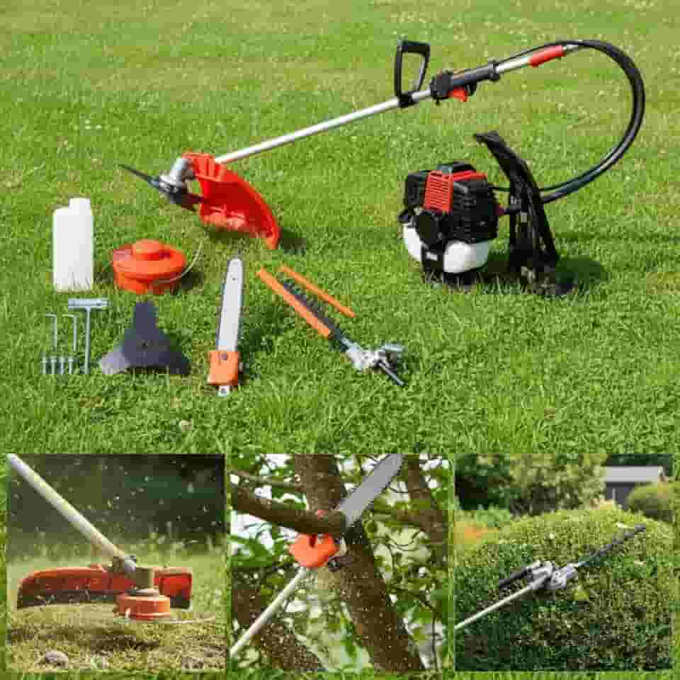 Roçadeira Costal Profissional 65cc + Motopoda + Cerca Viva