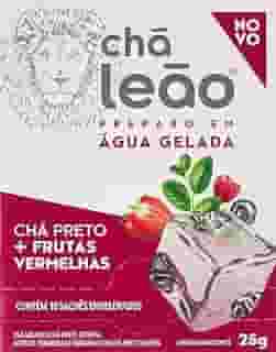 Chá Preto com Frutas Vermelhas Preparo em Água Gelada Leão Fuze com 10 Saquinhos