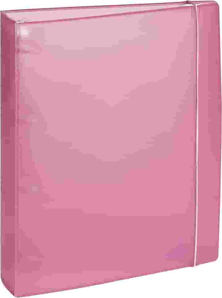 Acrimet Fichário Universitário 4 Argolas A4, Cor Rosé Clear, 805.3