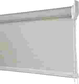 Cortina Persiana Rolo Blackout Linho Natural SOB MEDIDA comando lado DIREITO (SEM BANDÔ) (Linho Natural - Acabemento Branco, 1,60 (lar) x 1,20 (alt))