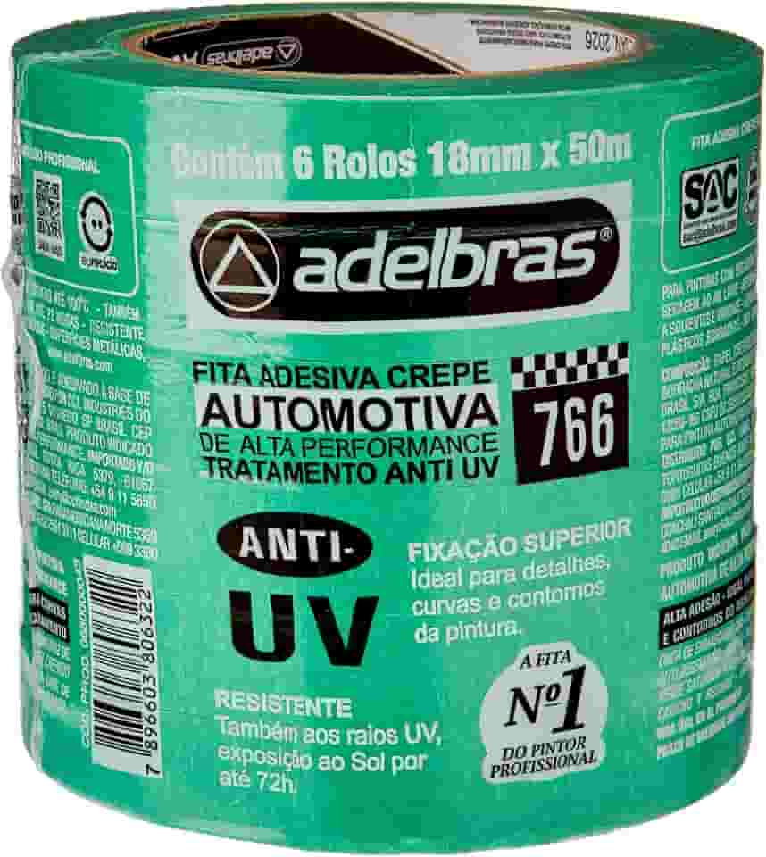 Fita Crepe 766 Mask Automotiva 18X50M Vd Pct Com 06 111271
