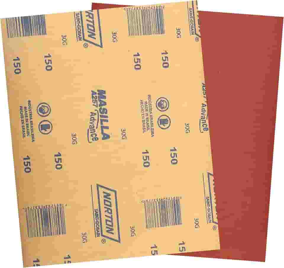 Lixa Massa Norton Vermelho
