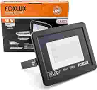 Foxlux Refletor LED 50W 6500K Preto Bivolt
