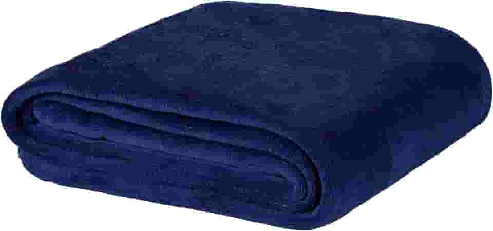 Cobertor casal Queen para Frio intenso Dupla Face macio fofo COR:MARINHO