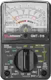 Gardner Bender Multímetro analógico GMT-318, 6 funções, 14 faixas, AC/DC Volt, 500V
