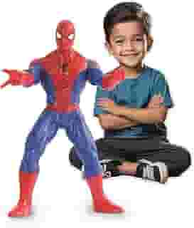 Marvel, figura de ação colecionavel Homem Aranha gigante,com 20 Frases originais do personagem, Mimo brinquedos