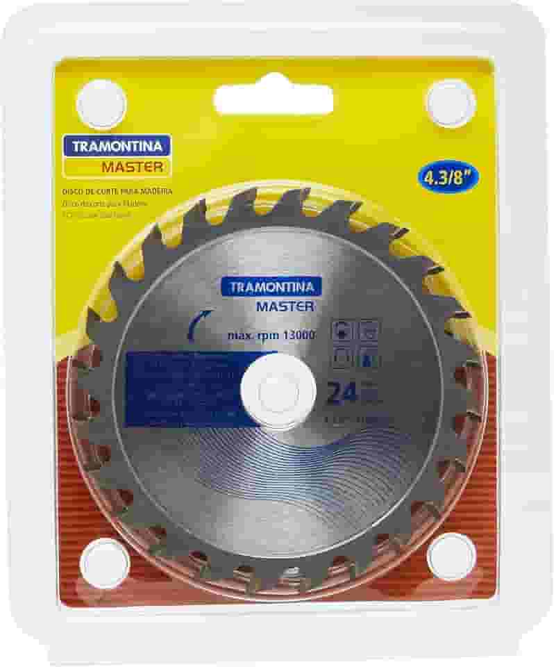 Tramontina 42633101, Disco Corte para Madeira 4.3/8''