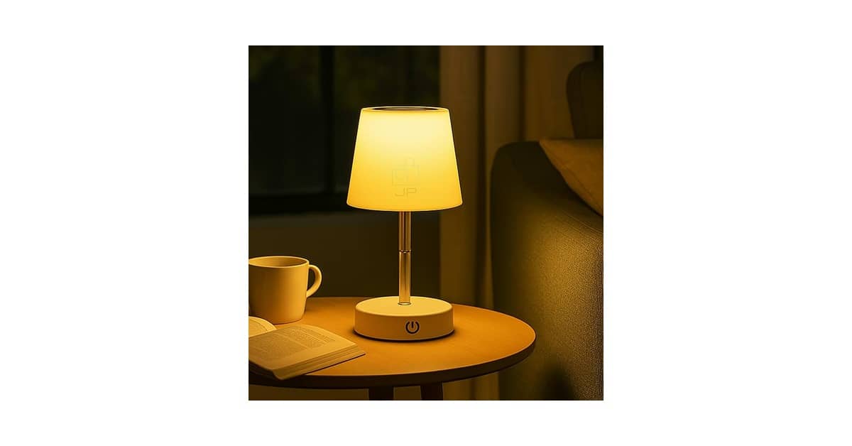 Melhor Abajur de Quarto: Touch Sem Fio ou Design?