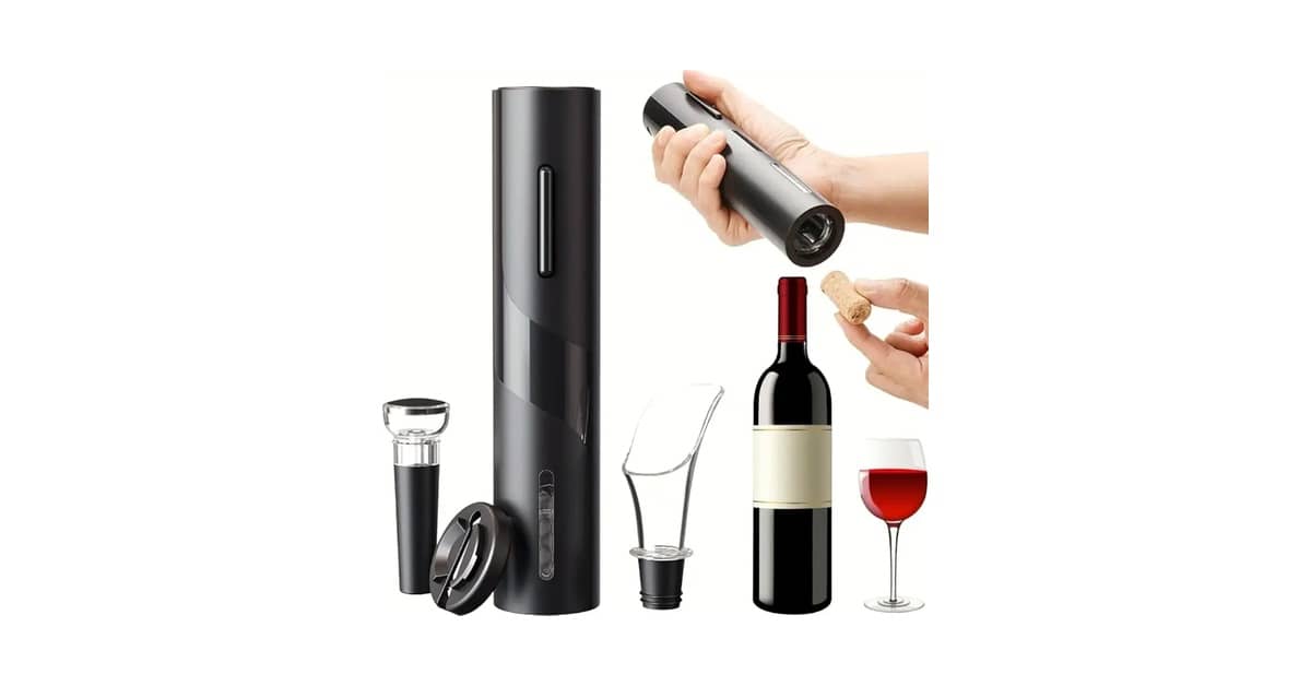 Melhor Abridor de Vinho Automático: Facilite Sua Degustação
