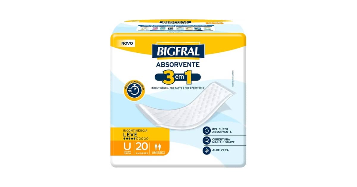 Melhor Absorvente para Incontinência Urinária: Proteção e Discrição