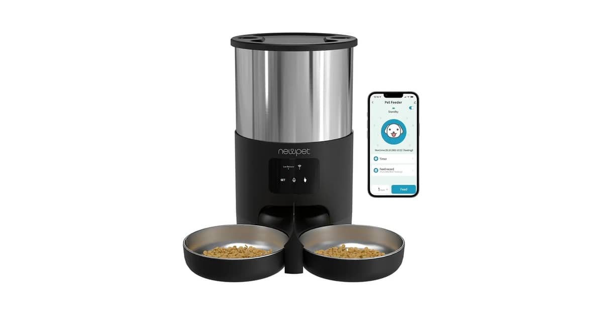 Melhor Alimentador Automático Gatos: Controle Via App