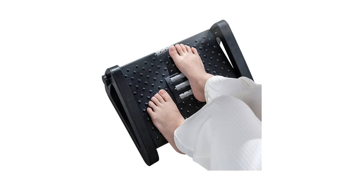 Melhor Apoio Ergonômico para Pés: Conforto Ajustável