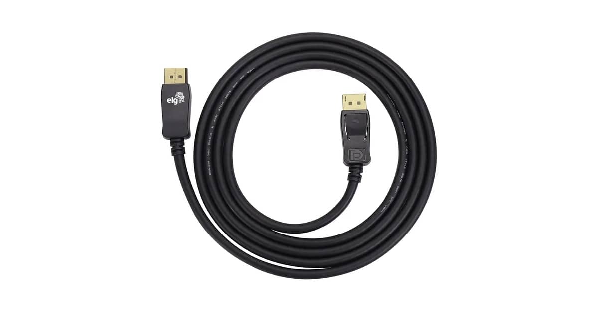 Melhor Cabo Displayport 2.1: Desempenho 8K e 16K