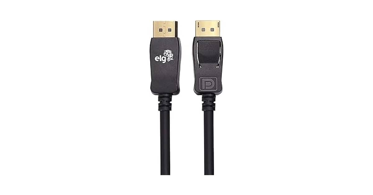 Melhor Cabo DisplayPort: 10 Opções para Monitores 144Hz+