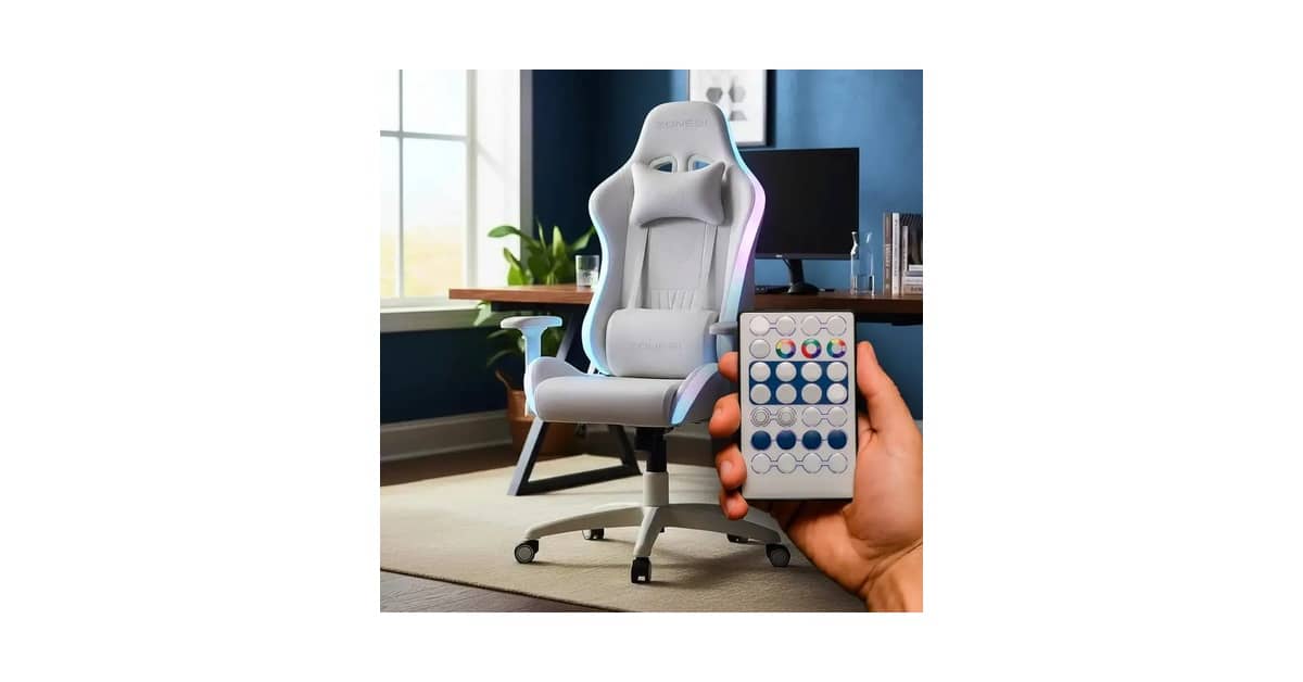 Melhor Cadeira Gamer com Led: Destaques RGB e Ergonômicos