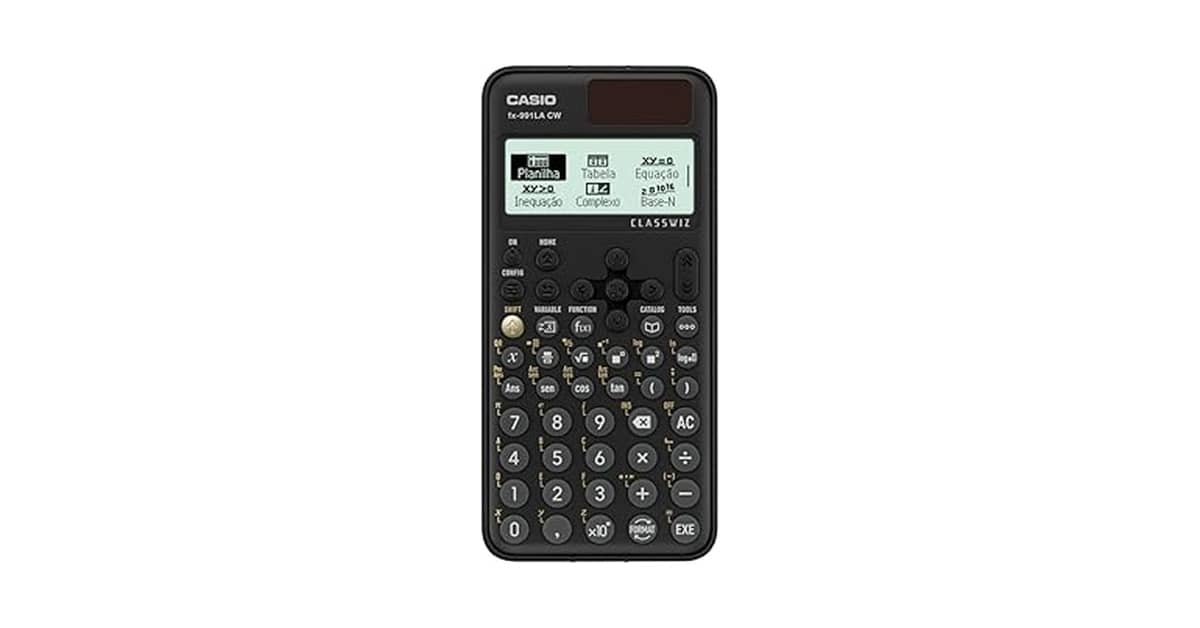 Melhor Calculadora Casio p/ Engenharia e Vestibular