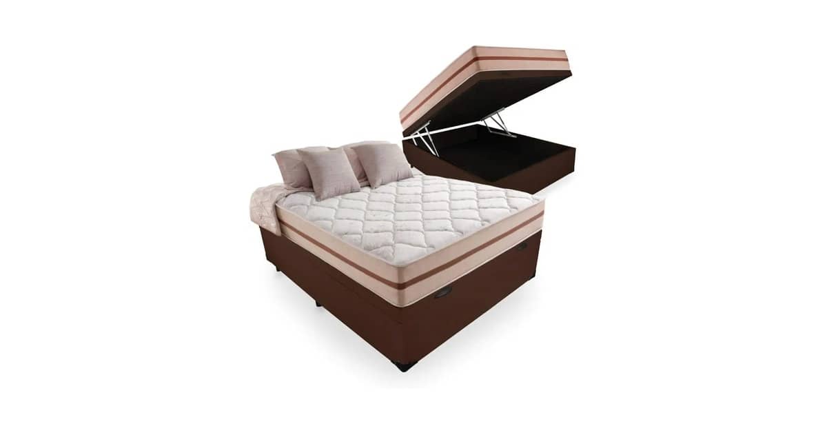 Melhor Cama Box Baú Casal: Armazenamento e Conforto!