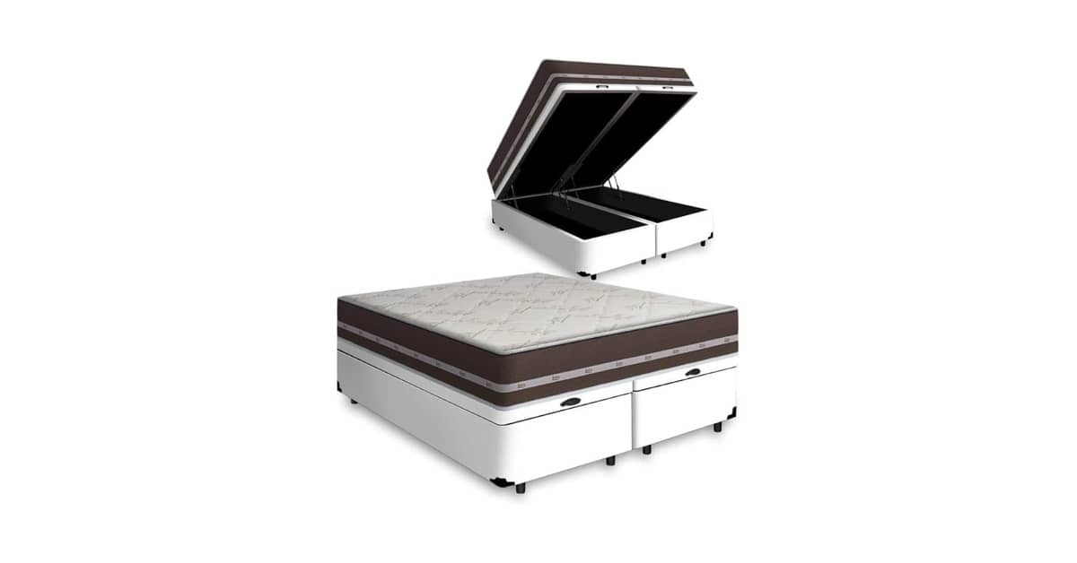 Melhor Cama Box Queen: Molas, Espuma ou com Baú?