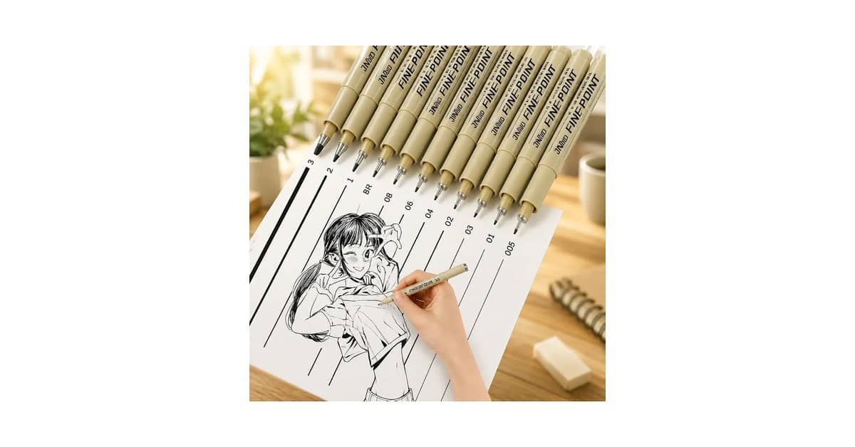 Melhor Caneta para Sketchbook: Guia Definitivo para Artistas
