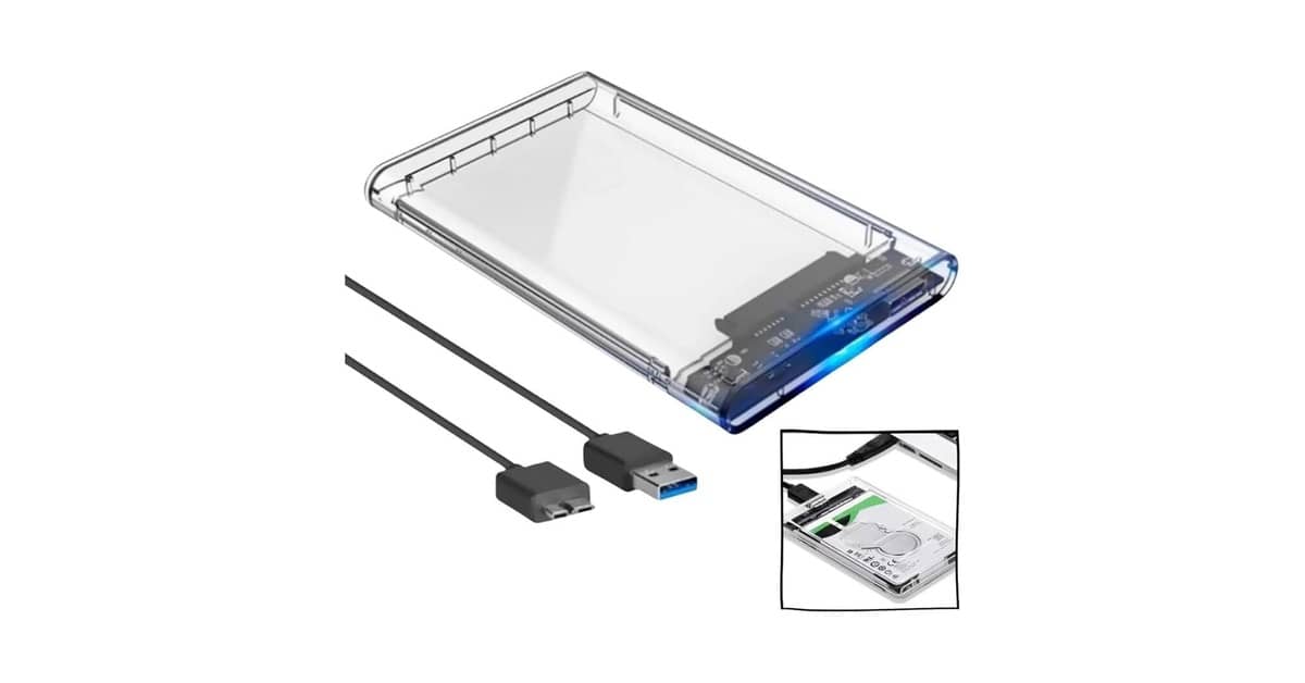 Melhor Case Hd Externo: Transparência e Velocidade USB 3.0
