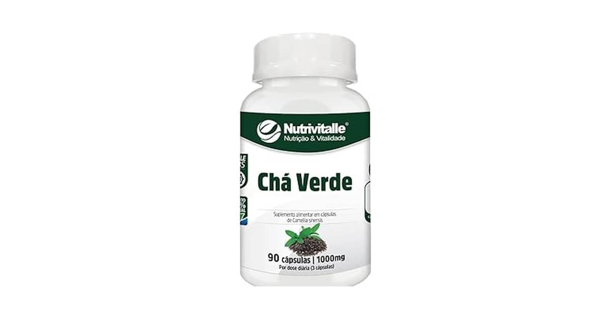 Melhor chá verde em cápsulas para mais energia
