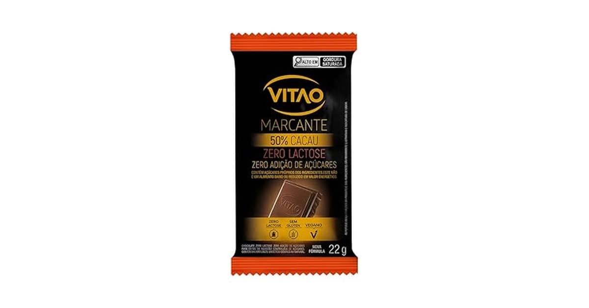 Melhor Chocolate Sem Lactose: do 40% ao 85% Cacau