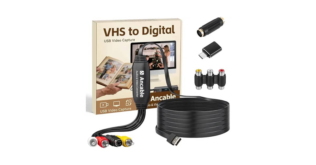 Melhor Conversor VHS para Digital: Salve Suas Fitas!