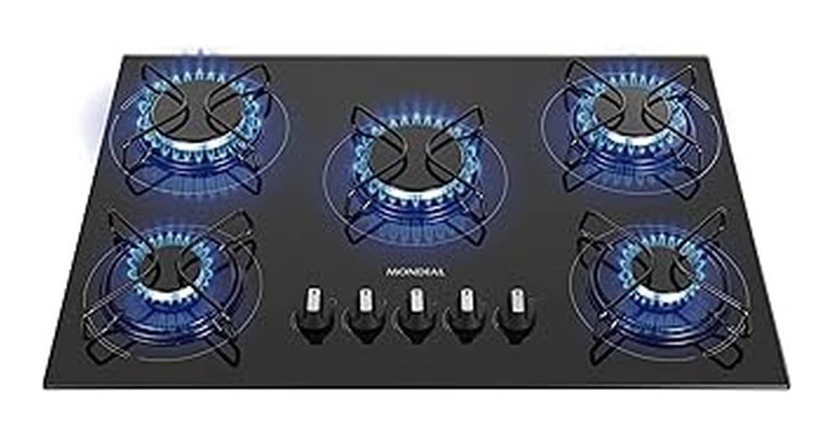 Melhor cooktop 5 bocas a gás: Vidro ou Inox?
