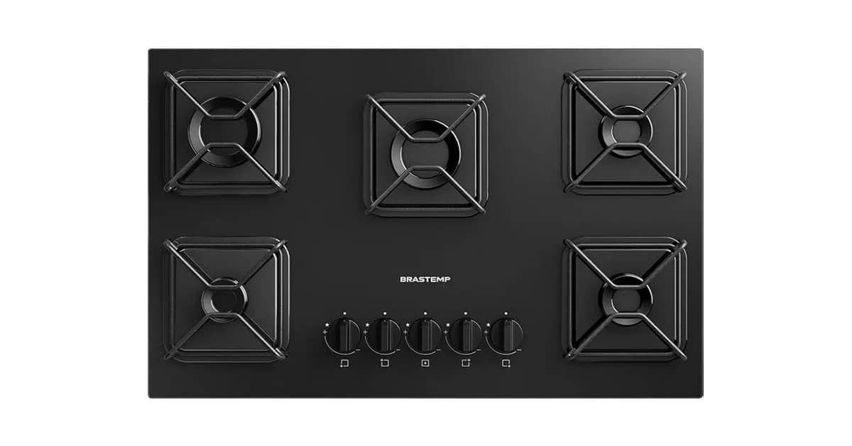 Melhor Cooktop Brastemp 5 Bocas: Gás, Vidro e Inox