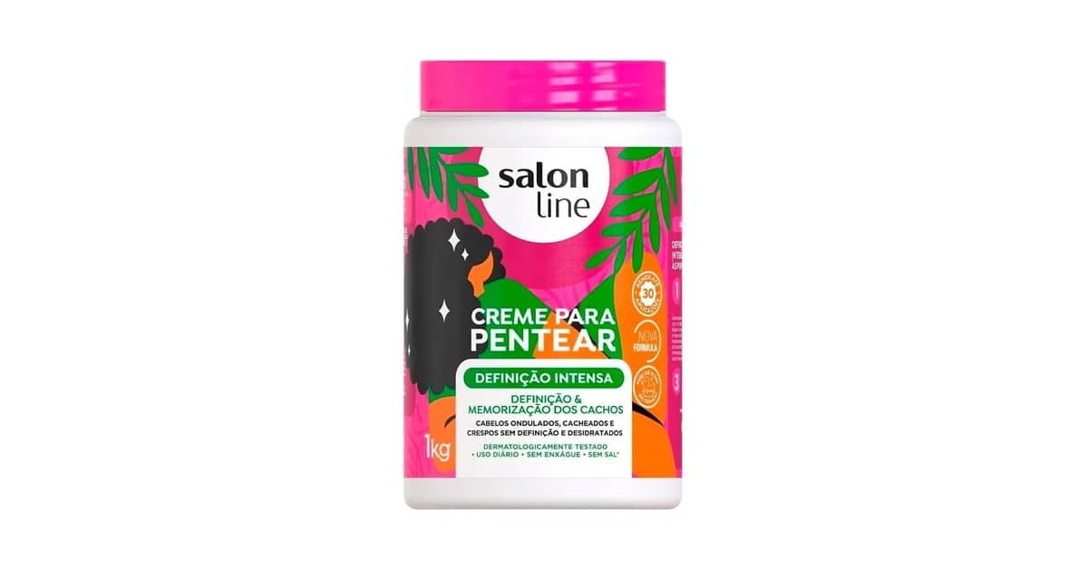 Melhor Creme de Pentear para Cabelos Cacheados Salon Line: Definição e Hidratação!