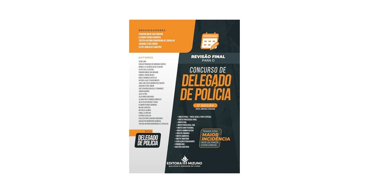 Melhor Curso Delegado Civil: 10 Livros Essenciais