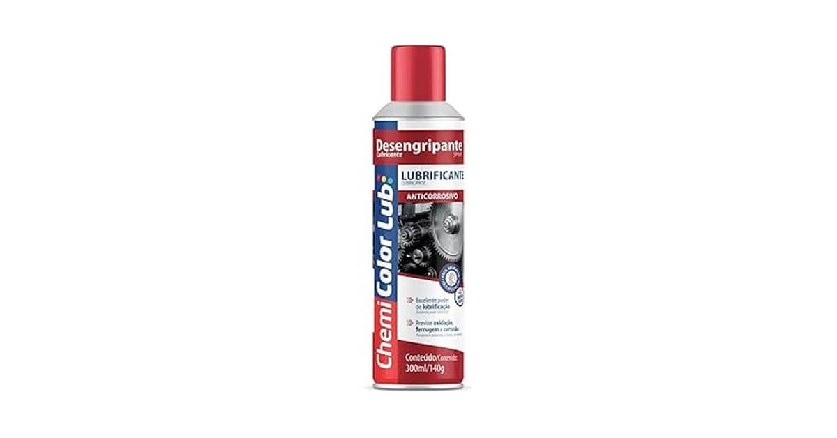 Melhor desengripante para ferrugem e corrosão
