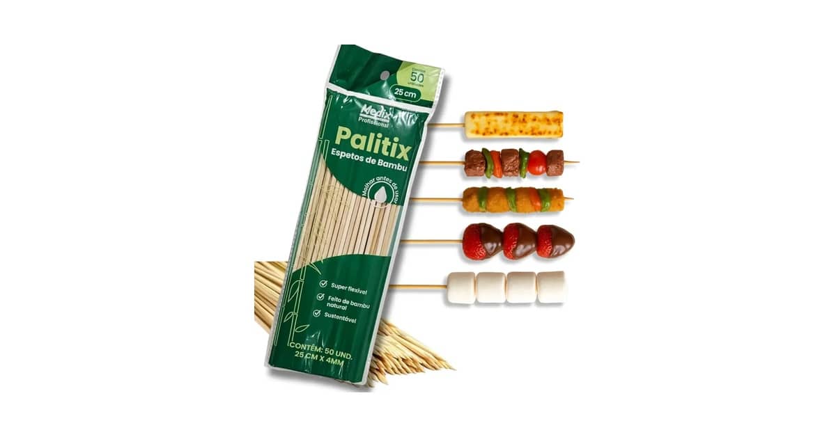 Melhor Espetinho para Churrasco: Bambu vs. Inox