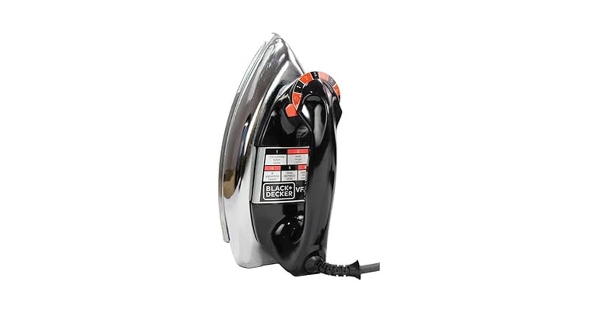 Melhor Ferro Black e Decker: Seco, a Vapor ou Portátil?