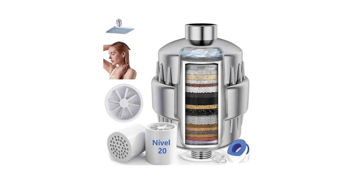 Melhor Filtro Cloro Chuveiro: Pele e Cabelo Saudáveis!