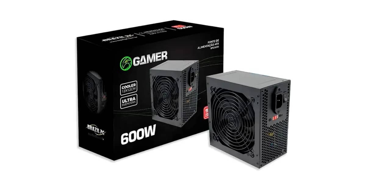 Melhor Fonte para Pc 600W: Potência e Eficiência Garantidas!