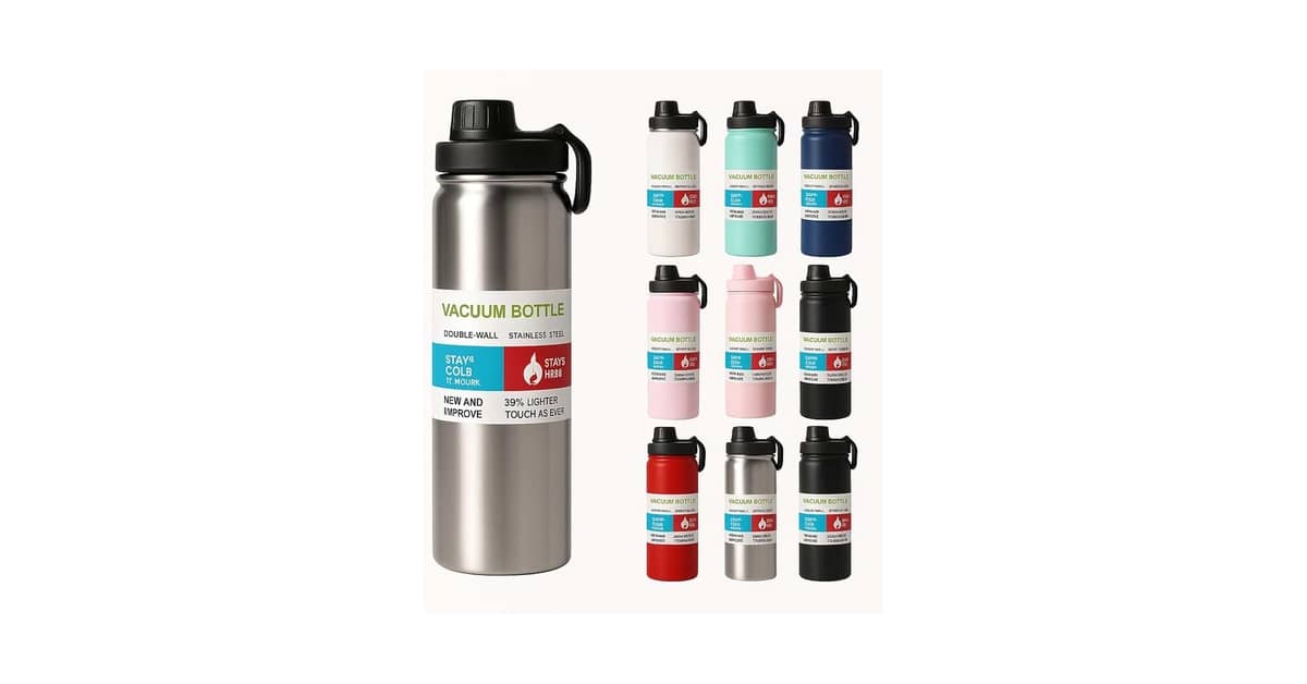 Melhor Garrafa Térmica para Água Gelada: Mantenha Frio por 24h