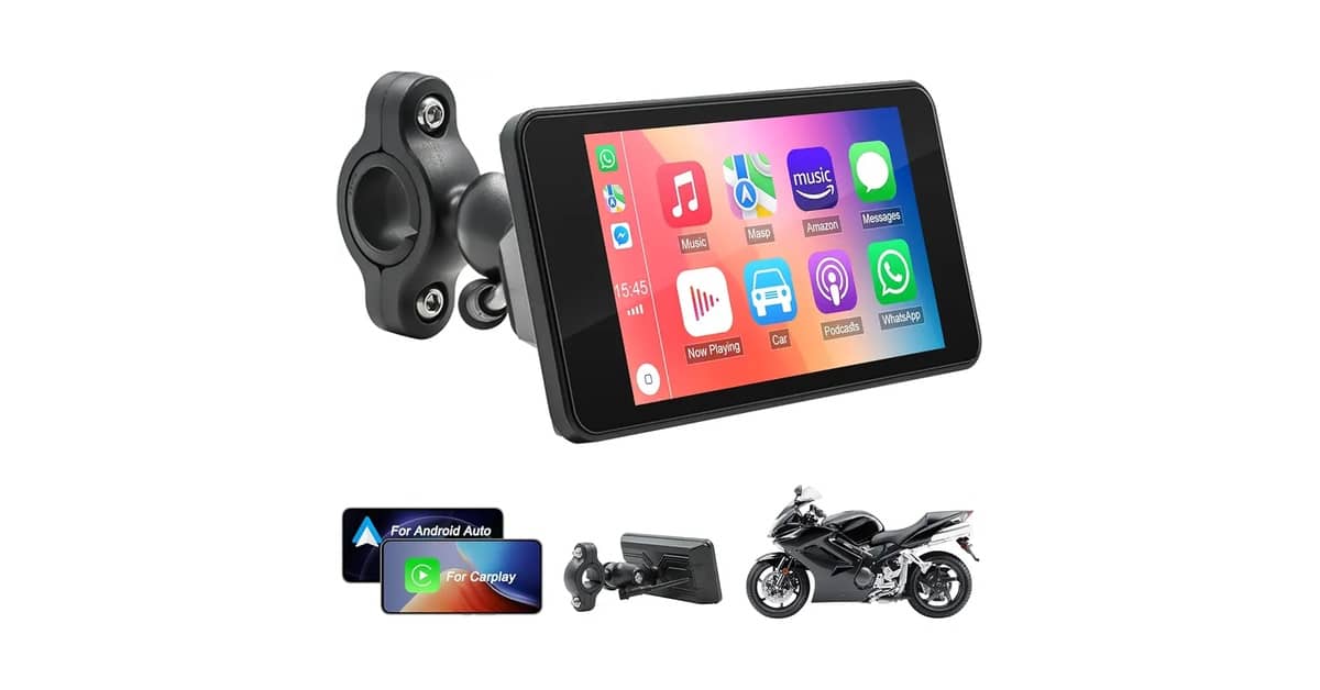 Melhor Gps para Motocicleta: CarPlay Sem Fio e Android Auto