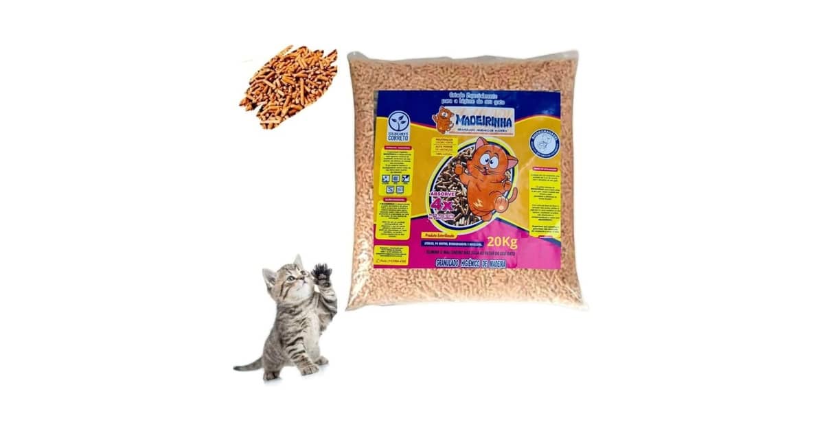 Melhor Granulado de Madeira para Gatos: Absorção e Controle de Odor