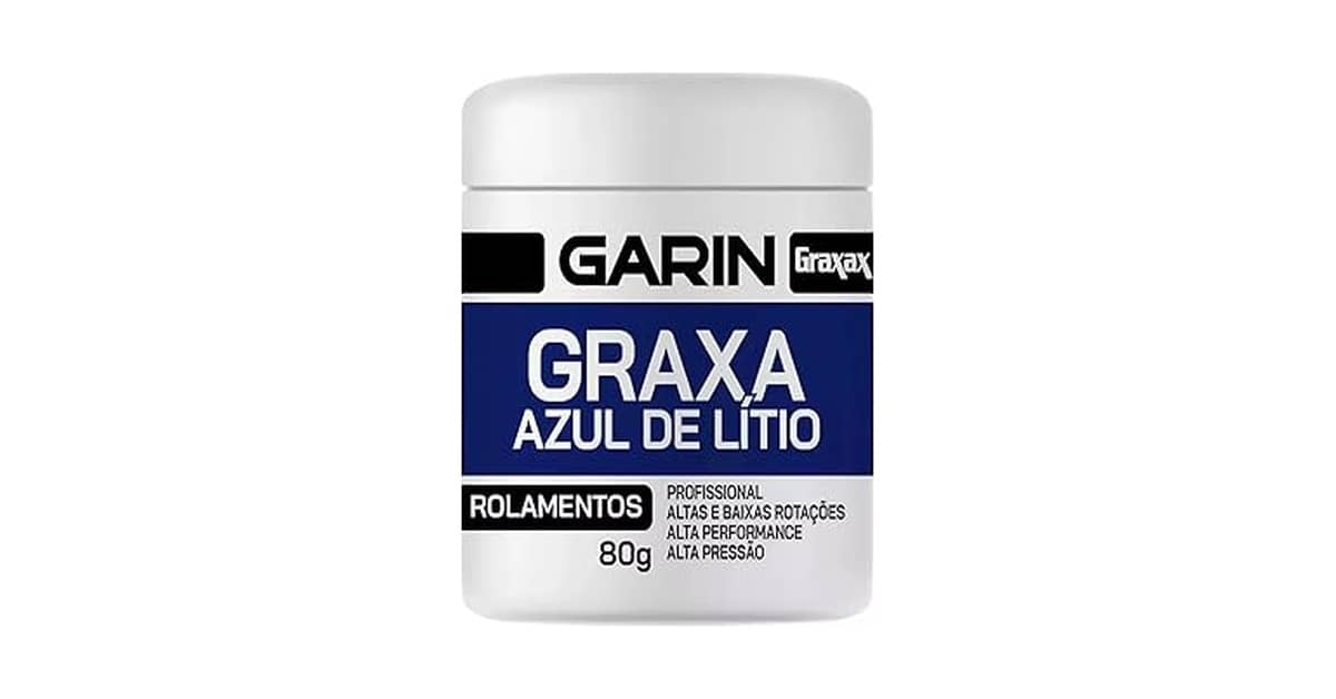Melhor Graxa para Rolamento: Lítio ou Sintética?