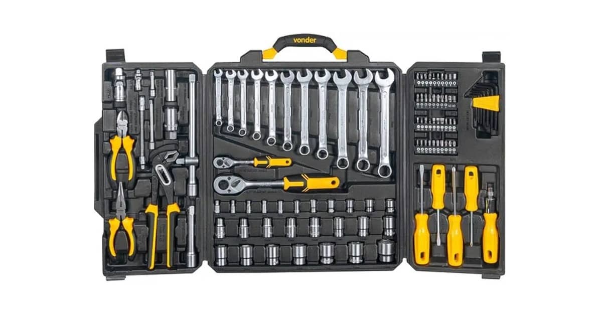 Melhor Jogo de Ferramentas Manuais 110 Peças com Maleta: 10 Opções Robustas